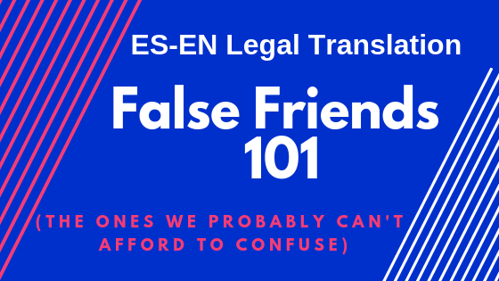 False Friends 101