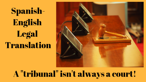 Tribunal not always court